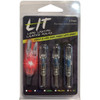 Flex Fletch LIT Lighted Arrow Nocks .246 Red 3 pk.