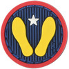 Yellow Footprints Morale Patch