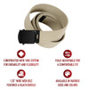 Rothco Web Belt with Buckle