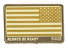 Reverse USA Flag Woven Patch