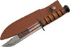 FIGHTER 12" OAL W/SHEATHSZCO RITE EDGE 7" FLAG COMBAT 