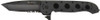 SERRATED BLACK TANTO BLADECRKT M16-14ZLEK 3.75" HALF 