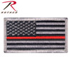 Rothco Thin Red Line US Flag Patch - Hook Back
