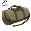 Rothco Two-Tone Canvas Duffle Bag With Brown Bottom 