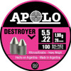 Hatsan Apolo Destroyer Air Rifle Pellets 22 Cal 28 gr 100/ct