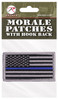 Rothco Thin Blue Line Police U.S. Flag Patch - Hook Back