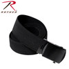 Rothco Elastic Stretch Web Belt - 54 Inches Long | Black 