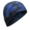 Zan Helmet Liner/Beanie SportFlex Series Black & Blue Tie Dye