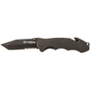 Border Guard 5 Liner Lock Black Tanto Partially Serrated Blade with Ambidextrous Thumb Knobs G-10 Handle with Lanyard Hole, Glass Break, Strap Cutter, and Pocket Clip