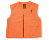 BRN ORANGE ZIP-UP SAFETY VEST