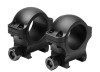VISM 30mm Hunter Rings Black 0.9" Height