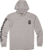 T-SHIRT LIGHT GRAY XX-LARGEBROWNING HOODED L-SLEEVE TECH 