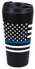 Rothco Thin Blue Line Flag Travel Mug