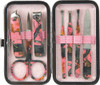 MANICURE SET PINK CAMORIVERS EDGE WOMENS 7 PIECE 