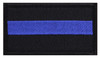 Rothco Thin Blue Line Flag Patch - Iron On