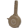RWB DRUM MAG GLOCK 40SW 50RD TAN POLYMER (20)