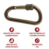 Rothco 80MM Locking Carabiner