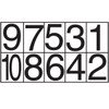 LARGE ADHESIVE PHOTO NUMBERS B