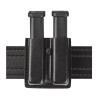 Safariland Slimline Open Top Double Magazine Pouch Size 5 for Glock 17/22 Black
