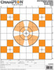 Champion Shotkeeper Targets Orange Sight-In Small 12/Pack
