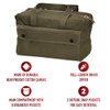Rothco Mechanics Tool Bag With Brass Zipper