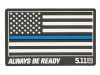 Thin Blue Line Rubber Patch