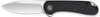 BLACK G10/SATIN D2 CLAM PACKCIVIVI KNIFE ELEMENTUM 2.96" 