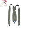 Rothco Adjustable Elastic X-Back Pant Suspenders