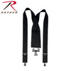 Rothco Adjustable Elastic X-Back Pant Suspenders