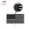 Rothco Mini US Flag Patch With Hook Back
