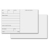 Lifted Print Backing/Sketch/Record Cards White 5 1/2 in x 8 1/2 in