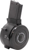 223 50RD DRUM BLACK POLYMERIVER JOHNSON MAGAZINE AR15 