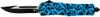 TEAL 3.5" BLACK DROP POINTTEMPLAR KNIFE LARGE OTF MAIDEN 