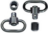 SET BLACK 1 1/4" 2 PACKGROVTEC HD PUSH BUTTON SWIVEL 