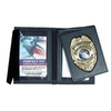 Dress Leather Flip Out Badge & Double ID Case - 3.25''x5.00''