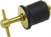 SS BRASS 1" DRAIN PLUG-TWIST