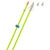 Fin Finder Raider Pro Bowfishing Arrow Flo Green with Big Head Point