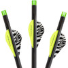 Lumenok Carbon Crossbow Bolts 20 in. Green Flat Nocks 3 pk.