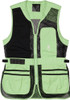 HAND WOMEN'S SM BLACK/NEOMINTBROWNING MESH SHOOTING VEST R- 