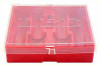 Lee Precision 4-Die Storage Box Lay Flat Red