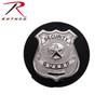 Rothco Round Leather Clip-On Badge Holder