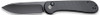 BLACK G-10/BLACK STONEWASHCIVIVI KNIFE ELEMENTUM 3.47" 