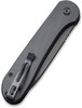 BLACK G-10/BLACK STONEWASHCIVIVI KNIFE ELEMENTUM 3.47" 
