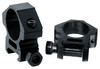 MATTE BLACK PICATINNY/WEAVERUTG RINGS 30MM LOW PROFILE 