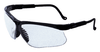 BLACK FRAME/CLEAR LENSHOWARD LEIGHT GENESIS GLASSES 