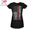 Rothco Womens Thin Red Line Longer T-Shirt 