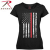 Rothco Womens Thin Red Line Longer T-Shirt 
