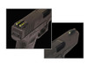 Truglo TFO Tritium/Fiber-Optic Day/Night Sights Fits Springfield XD XDM (excluding 5.25" Comp Series) and XDS - Front Green/Rear Yellow