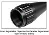 36 COLOR ILLUMINATED MIL-DOTUTG SCOPE 3-9X40 1" AO 