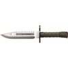 8 in Special Ops M-9 Bayonet Special Force Knife/Green Polymer Scabbard